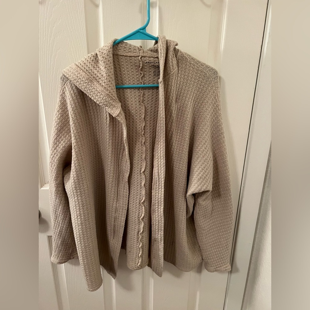 American Eagle Soft & Sexy Hooded Cardigan